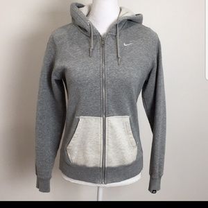 Nike full zip hooded sweatshirt